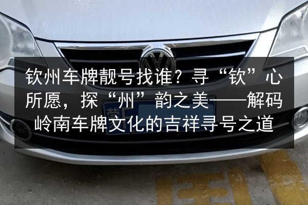钦州车牌靓号找谁?寻“钦”心所愿,探“州”韵之美——解码岭南车牌文化的吉祥寻号之道 第2张 钦州车牌靓号找谁?寻“钦”心所愿,探“州”韵之美——解码岭南车牌文化的吉祥寻号之道 第2张