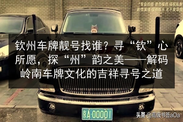 钦州车牌靓号找谁?寻“钦”心所愿,探“州”韵之美——解码岭南车牌文化的吉祥寻号之道 第3张 钦州车牌靓号找谁?寻“钦”心所愿,探“州”韵之美——解码岭南车牌文化的吉祥寻号之道 第3张