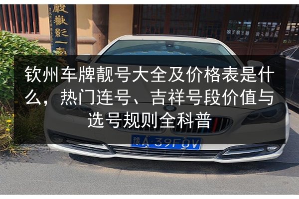 钦州车牌靓号大全及价格表是什么，热门连号、吉祥号段价值与选号规则全科普 第2张