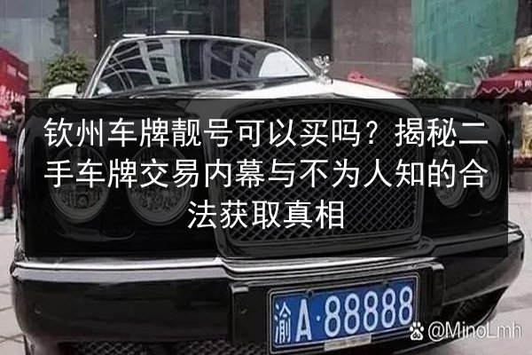 钦州车牌靓号可以买吗?揭秘二手车牌交易内幕与不为人知的合法获取真相 第1张 钦州车牌靓号可以买吗?揭秘二手车牌交易内幕与不为人知的合法获取真相 第1张
