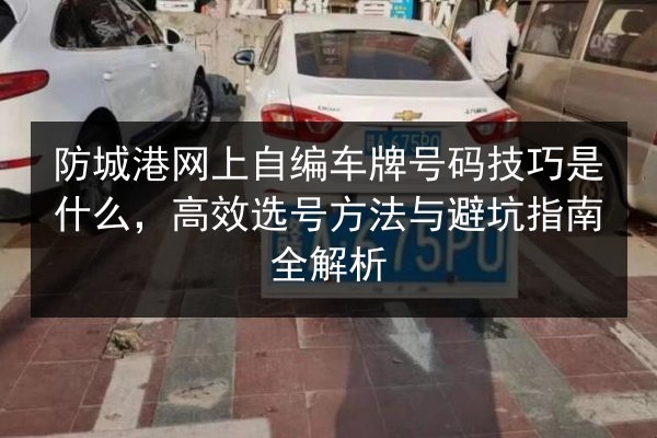 防城港网上自编车牌号码技巧是什么，高效选号方法与避坑指南全解析