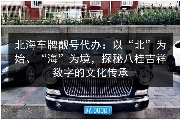 北海车牌靓号代办:以“北”为始、“海”为境,探秘八桂吉祥数字的文化传承 第3张 北海车牌靓号代办:以“北”为始、“海”为境,探秘八桂吉祥数字的文化传承 第3张