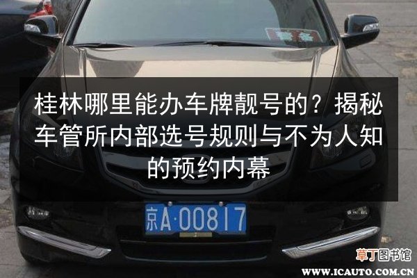 桂林哪里能办车牌靓号的?揭秘车管所内部选号规则与不为人知的预约内幕 第1张 桂林哪里能办车牌靓号的?揭秘车管所内部选号规则与不为人知的预约内幕 第1张