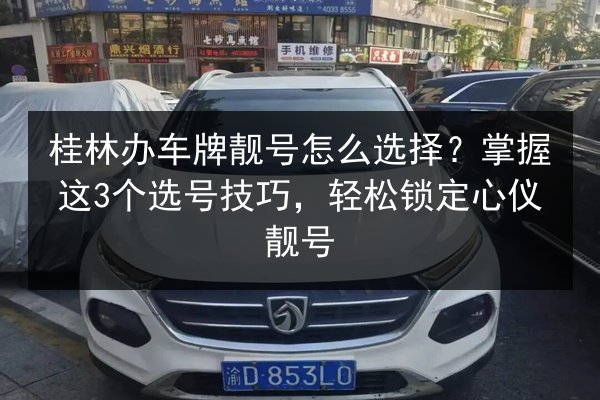 桂林办车牌靓号怎么选择?掌握这3个选号技巧,轻松锁定心仪靓号 第2张 桂林办车牌靓号怎么选择?掌握这3个选号技巧,轻松锁定心仪靓号 第2张