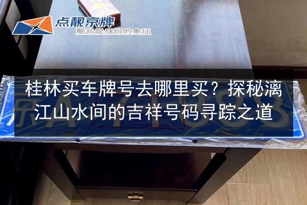 桂林买车牌号去哪里买?探秘漓江山水间的吉祥号码寻踪之道 第3张 桂林买车牌号去哪里买?探秘漓江山水间的吉祥号码寻踪之道 第3张