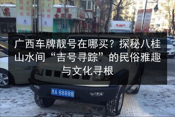 广西车牌靓号在哪买?探秘八桂山水间“吉号寻踪”的民俗雅趣与文化寻根 第2张 广西车牌靓号在哪买?探秘八桂山水间“吉号寻踪”的民俗雅趣与文化寻根 第2张