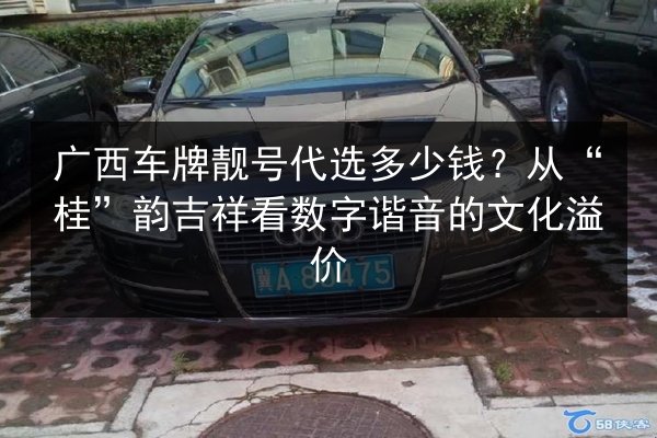 广西车牌靓号代选多少钱?从“桂”韵吉祥看数字谐音的文化溢价 第2张 广西车牌靓号代选多少钱?从“桂”韵吉祥看数字谐音的文化溢价 第2张