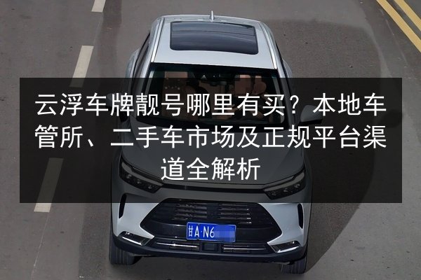 云浮车牌靓号哪里有买？本地车管所、二手车市场及正规平台渠道全解析 第2张