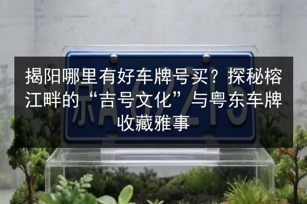 揭阳哪里有好车牌号买？探秘榕江畔的“吉号文化”与粤东车牌收藏雅事 第2张