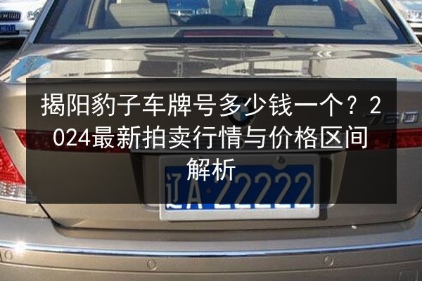 揭阳豹子车牌号多少钱一个?2024最新拍卖行情与价格区间解析 第2张 揭阳豹子车牌号多少钱一个?2024最新拍卖行情与价格区间解析 第2张