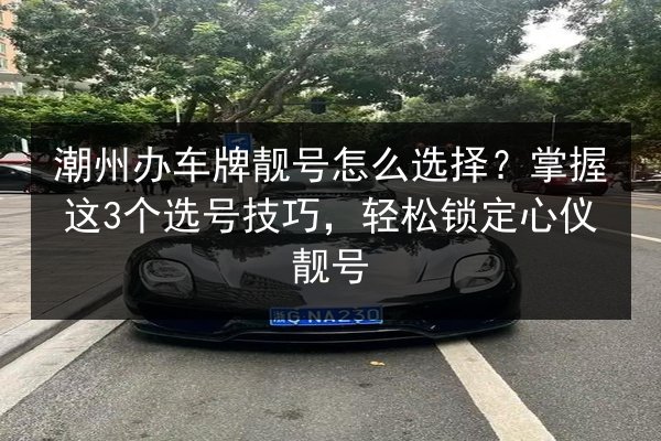 潮州办车牌靓号怎么选择?掌握这3个选号技巧,轻松锁定心仪靓号 第2张 潮州办车牌靓号怎么选择?掌握这3个选号技巧,轻松锁定心仪靓号 第2张