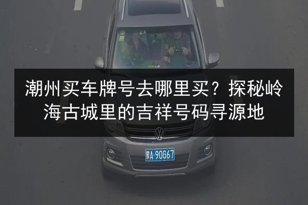潮州买车牌号去哪里买？探秘岭海古城里的吉祥号码寻源地 第2张