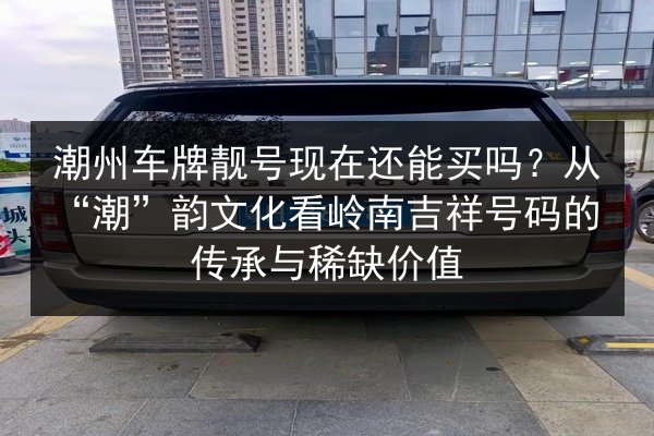 潮州车牌靓号现在还能买吗?从“潮”韵文化看岭南吉祥号码的传承与稀缺价值 第3张 潮州车牌靓号现在还能买吗?从“潮”韵文化看岭南吉祥号码的传承与稀缺价值 第3张