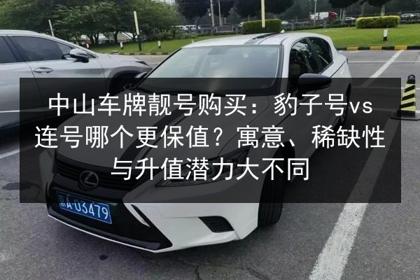 中山车牌靓号购买：豹子号vs连号哪个更保值？寓意、稀缺性与升值潜力大不同 第2张