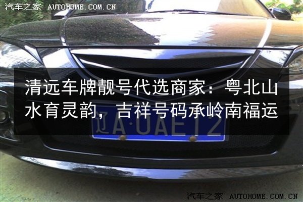 清远车牌靓号代选商家：粤北山水育灵韵，吉祥号码承岭南福运
