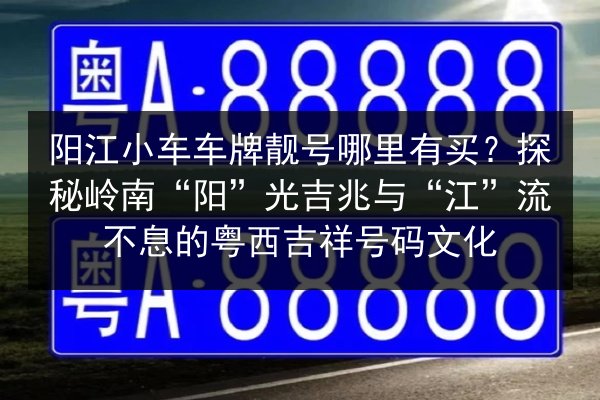 阳江小车车牌靓号哪里有买？探秘岭南“阳”光吉兆与“江”流不息的粤西吉祥号码文化