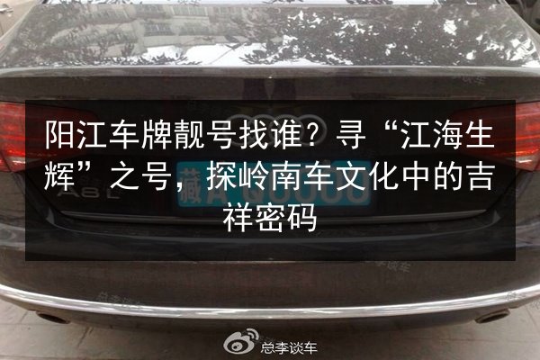 阳江车牌靓号找谁?寻“江海生辉”之号,探岭南车文化中的吉祥密码 第3张 阳江车牌靓号找谁?寻“江海生辉”之号,探岭南车文化中的吉祥密码 第3张