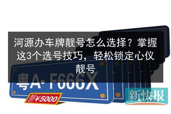 河源办车牌靓号怎么选择?掌握这3个选号技巧,轻松锁定心仪靓号 第2张 河源办车牌靓号怎么选择?掌握这3个选号技巧,轻松锁定心仪靓号 第2张