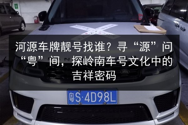 河源车牌靓号找谁?寻“源”问“粤”间,探岭南车号文化中的吉祥密码 第2张 河源车牌靓号找谁?寻“源”问“粤”间,探岭南车号文化中的吉祥密码 第2张