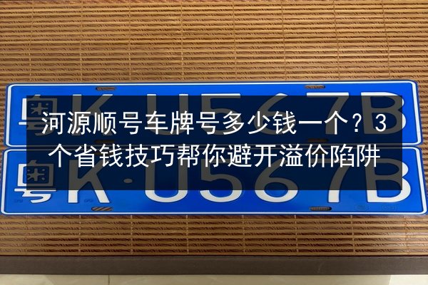 河源顺号车牌号多少钱一个?3个省钱技巧帮你避开溢价陷阱 第2张 河源顺号车牌号多少钱一个?3个省钱技巧帮你避开溢价陷阱 第2张