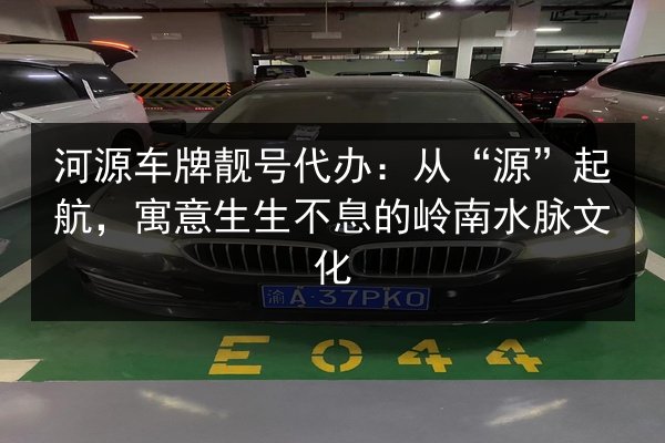 河源车牌靓号代办:从“源”起航,寓意生生不息的岭南水脉文化 第2张 河源车牌靓号代办:从“源”起航,寓意生生不息的岭南水脉文化 第2张