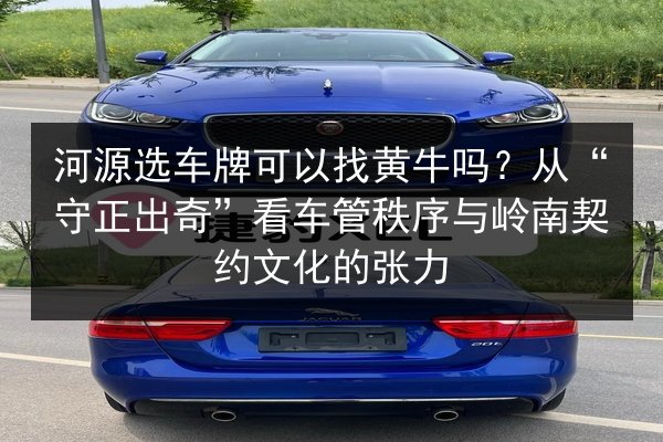 河源选车牌可以找黄牛吗?从“守正出奇”看车管秩序与岭南契约文化的张力 第3张 河源选车牌可以找黄牛吗?从“守正出奇”看车管秩序与岭南契约文化的张力 第3张
