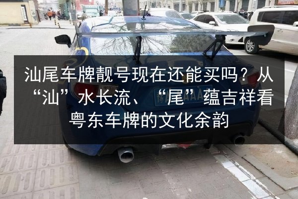 汕尾车牌靓号现在还能买吗?从“汕”水长流、“尾”蕴吉祥看粤东车牌的文化余韵 第2张 汕尾车牌靓号现在还能买吗?从“汕”水长流、“尾”蕴吉祥看粤东车牌的文化余韵 第2张
