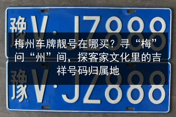梅州车牌靓号在哪买？寻“梅”问“州”间，探客家文化里的吉祥号码归属地 第2张