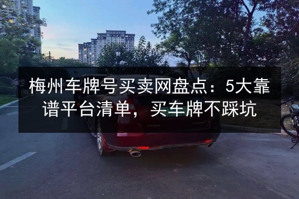 梅州车牌号买卖网盘点：5大靠谱平台清单，买车牌不踩坑 第2张