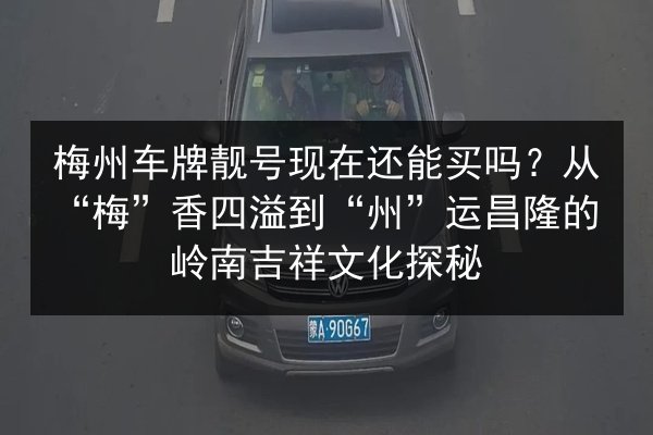 梅州车牌靓号现在还能买吗?从“梅”香四溢到“州”运昌隆的岭南吉祥文化探秘 第3张 梅州车牌靓号现在还能买吗?从“梅”香四溢到“州”运昌隆的岭南吉祥文化探秘 第3张