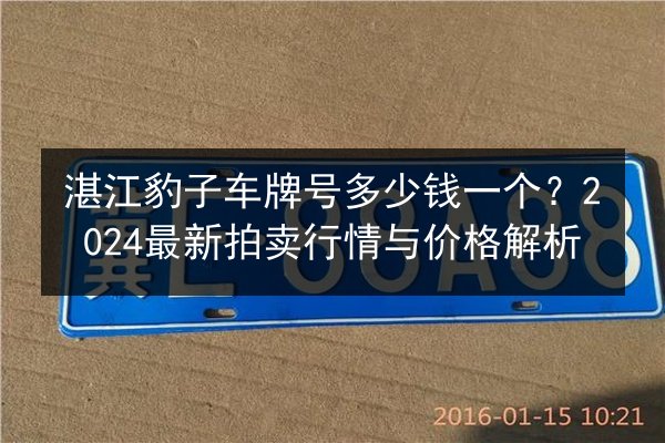 湛江豹子车牌号多少钱一个？2024最新拍卖行情与价格解析 第3张