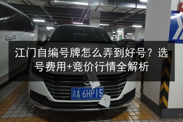 江门自编号牌怎么弄到好号？选号费用+竞价行情全解析 第3张