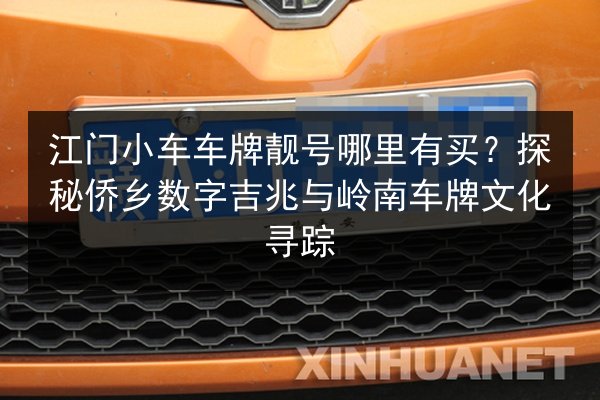江门小车车牌靓号哪里有买?探秘侨乡数字吉兆与岭南车牌文化寻踪 第3张 江门小车车牌靓号哪里有买?探秘侨乡数字吉兆与岭南车牌文化寻踪 第3张
