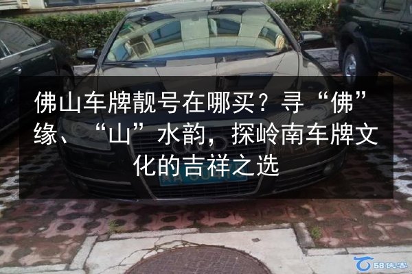 佛山车牌靓号在哪买?寻“佛”缘、“山”水韵,探岭南车牌文化的吉祥之选 第2张 佛山车牌靓号在哪买?寻“佛”缘、“山”水韵,探岭南车牌文化的吉祥之选 第2张