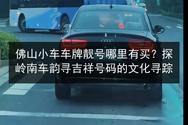 佛山小车车牌靓号哪里有买？探岭南车韵寻吉祥号码的文化寻踪 第2张