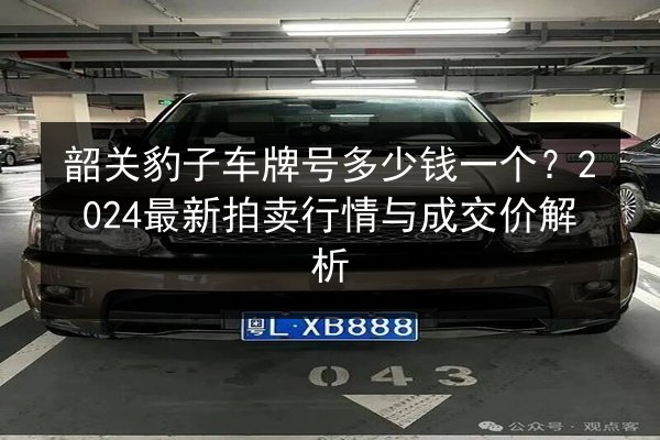 韶关豹子车牌号多少钱一个？2024最新拍卖行情与成交价解析 第3张