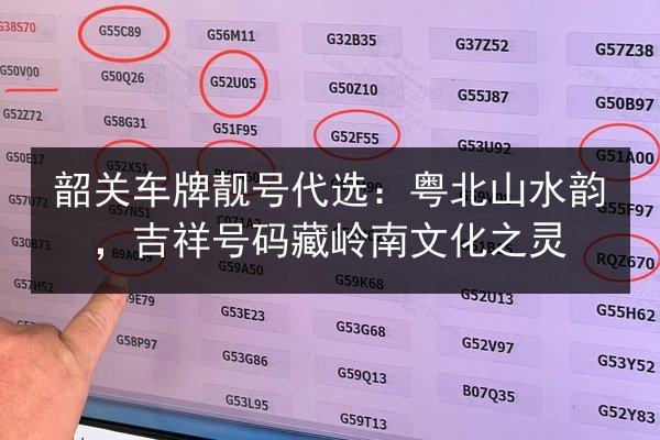 韶关车牌靓号代选：粤北山水韵，吉祥号码藏岭南文化之灵 第2张