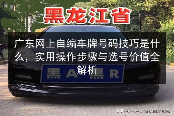 广东网上自编车牌号码技巧是什么,实用操作步骤与选号价值全解析 第3张 广东网上自编车牌号码技巧是什么,实用操作步骤与选号价值全解析 第3张