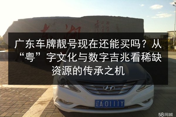 广东车牌靓号现在还能买吗?从“粤”字文化与数字吉兆看稀缺资源的传承之机 第3张 广东车牌靓号现在还能买吗?从“粤”字文化与数字吉兆看稀缺资源的传承之机 第3张