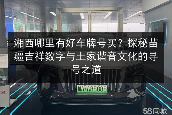 湘西哪里有好车牌号买？探秘苗疆吉祥数字与土家谐音文化的寻号之道