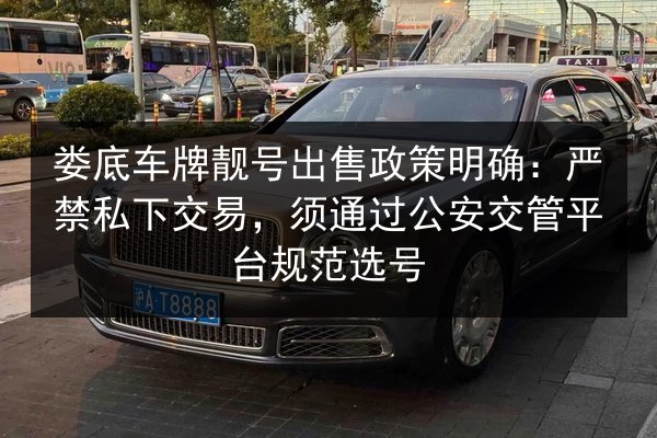 娄底车牌靓号出售政策明确:严禁私下交易,须通过公安交管平台规范选号 第2张 娄底车牌靓号出售政策明确:严禁私下交易,须通过公安交管平台规范选号 第2张