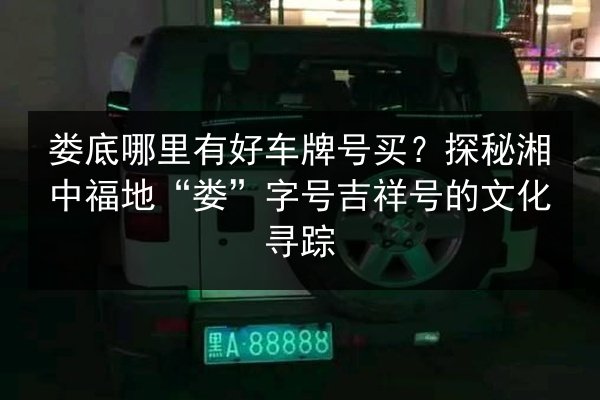 娄底哪里有好车牌号买？探秘湘中福地“娄”字号吉祥号的文化寻踪 第2张