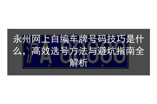 永州网上自编车牌号码技巧是什么,高效选号方法与避坑指南全解析 第3张 永州网上自编车牌号码技巧是什么,高效选号方法与避坑指南全解析 第3张