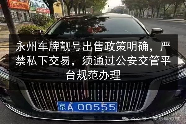 永州车牌靓号出售政策明确，严禁私下交易，须通过公安交管平台规范办理 第2张
