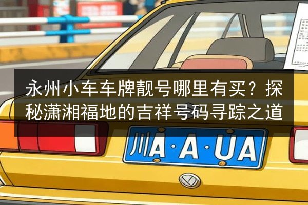 永州小车车牌靓号哪里有买?探秘潇湘福地的吉祥号码寻踪之道 第3张 永州小车车牌靓号哪里有买?探秘潇湘福地的吉祥号码寻踪之道 第3张