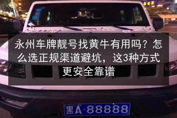 永州车牌靓号找黄牛有用吗？怎么选正规渠道避坑，这3种方式更安全靠谱 第2张