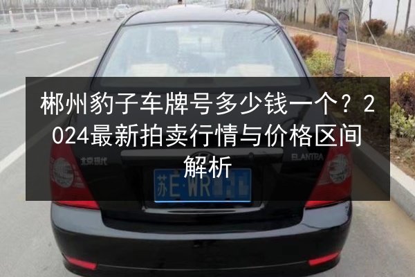 郴州豹子车牌号多少钱一个？2024最新拍卖行情与价格区间解析 第3张