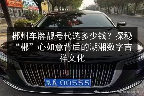 郴州车牌靓号代选多少钱?探秘“郴”心如意背后的湖湘数字吉祥文化 第1张 郴州车牌靓号代选多少钱?探秘“郴”心如意背后的湖湘数字吉祥文化 第1张