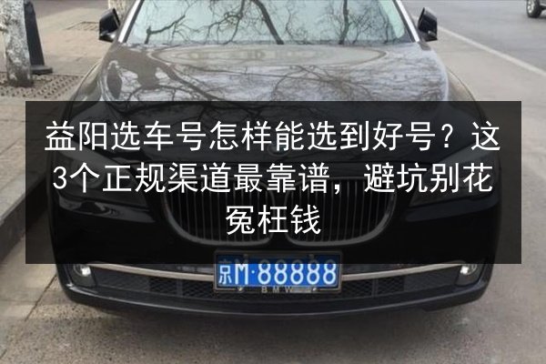益阳选车号怎样能选到好号？这3个正规渠道最靠谱，避坑别花冤枉钱 第2张