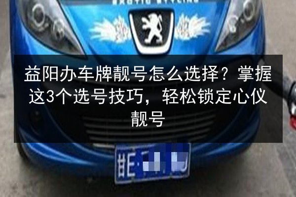益阳办车牌靓号怎么选择?掌握这3个选号技巧,轻松锁定心仪靓号 第3张 益阳办车牌靓号怎么选择?掌握这3个选号技巧,轻松锁定心仪靓号 第3张